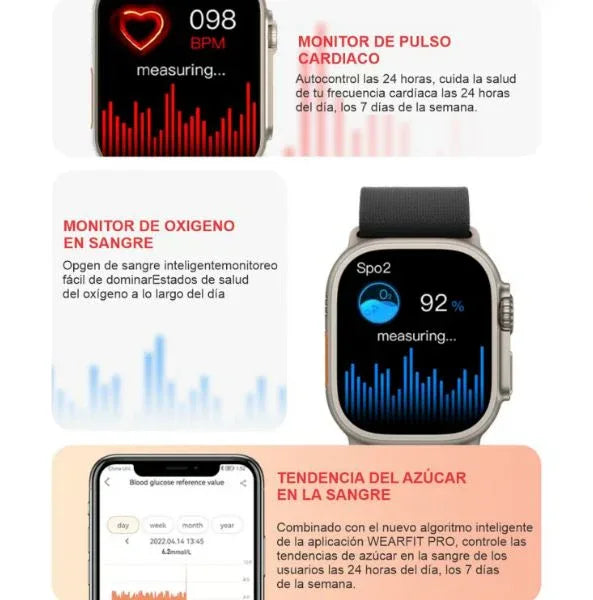 LiberSell Default Title LiberSell Moda Smartwatch T800 ULTRA