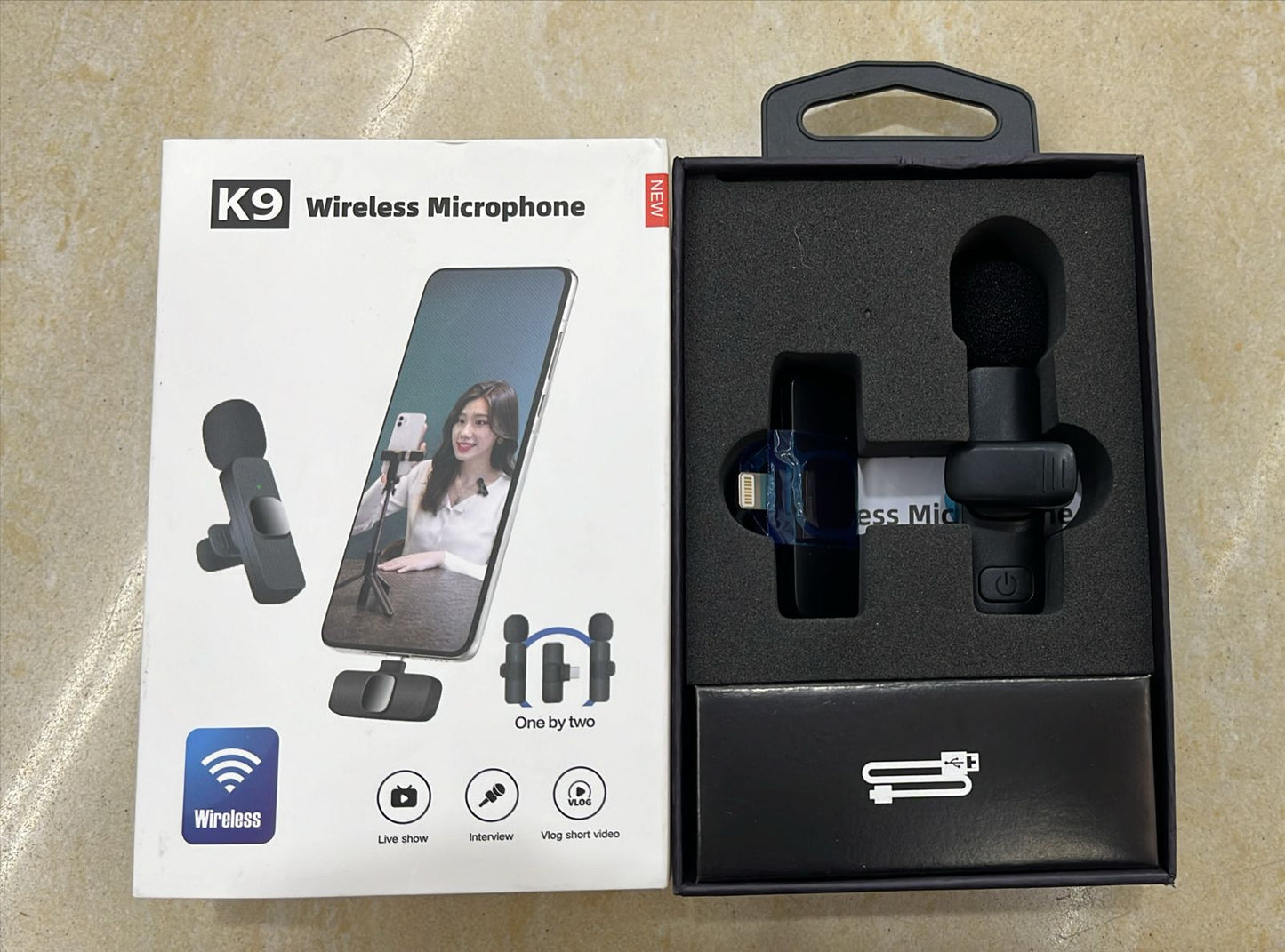 LiberSell Default Title LiberSell Hogar Microfono de solapa K9 inalambrico