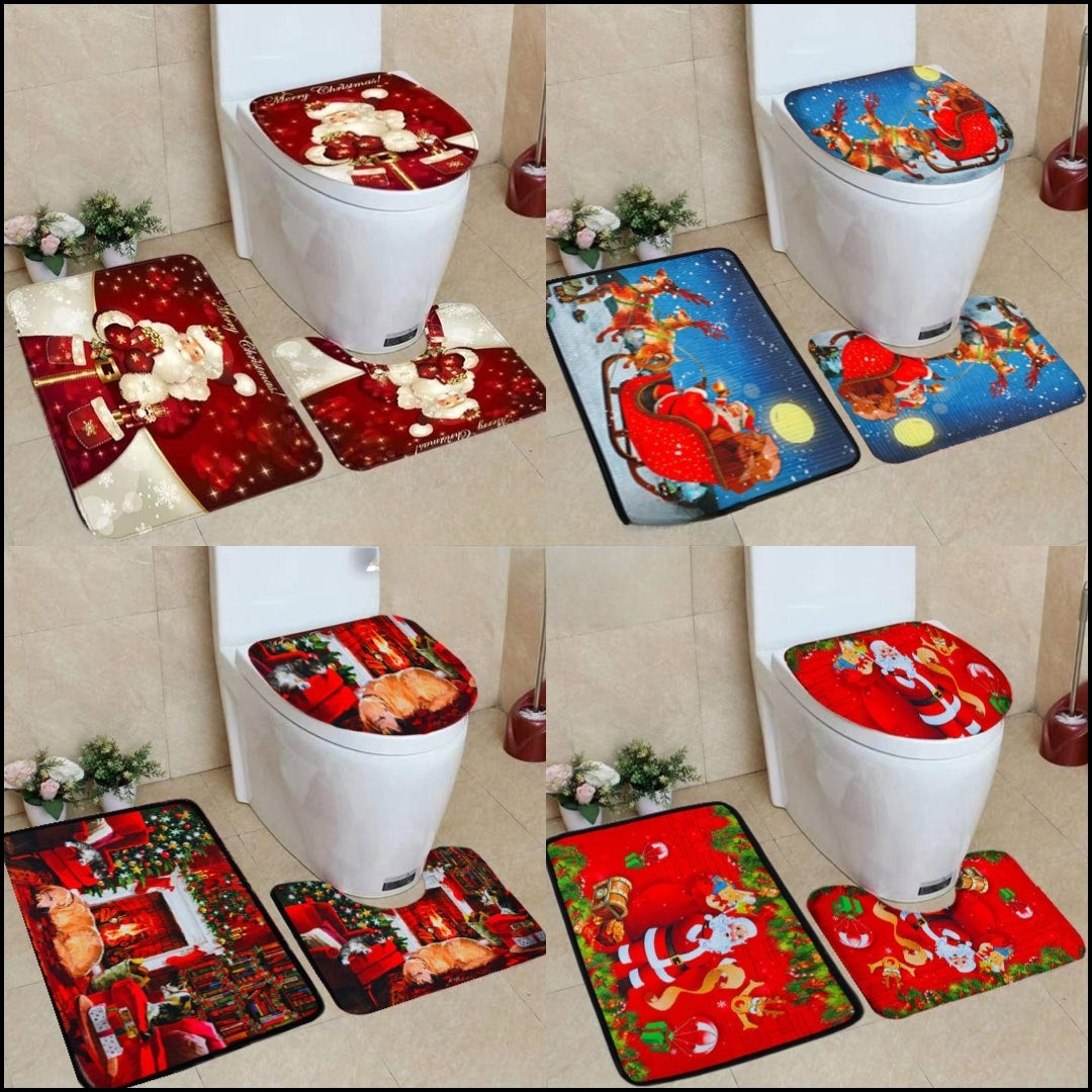 Set x 3 Navideño para baño