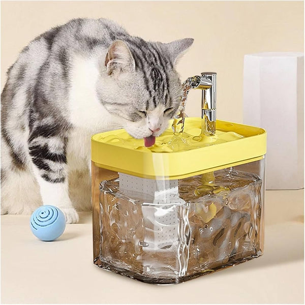 Fuente de Agua con Filtro para Gatos y Perros