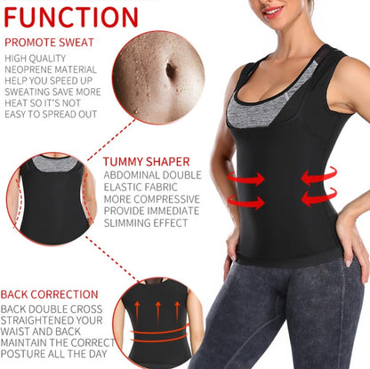 Chaleco Faja Quemador de Grasa Mujer