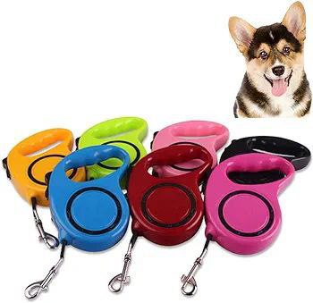 LiberSell AZUL LiberSell Hogar Correa Retráctil, Para Mascota 5 M