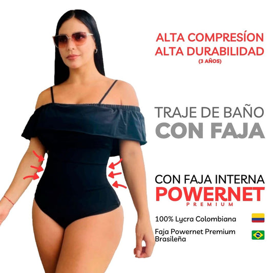 LiberSell XXL LiberSell Moda SWIMSUIT TRAJE DE BAÑO CON FAJA