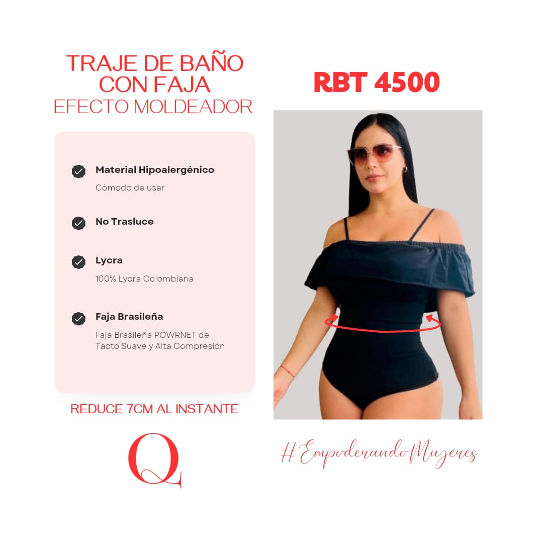 LiberSell XXL LiberSell Moda SWIMSUIT TRAJE DE BAÑO CON FAJA