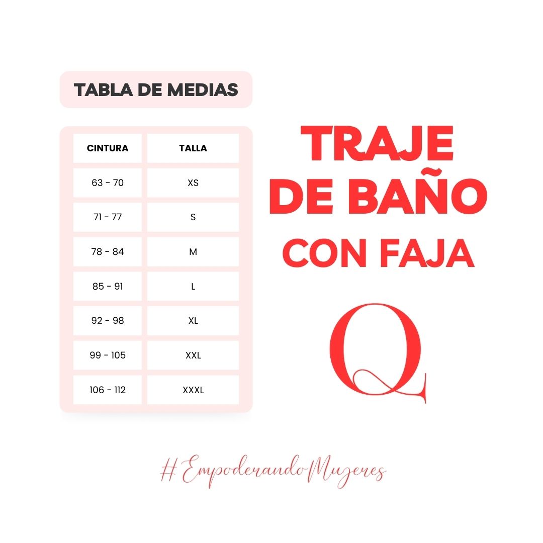 LiberSell XXL LiberSell Moda SWIMSUIT TRAJE DE BAÑO CON FAJA