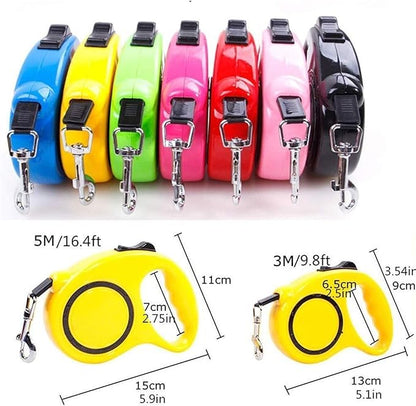 LiberSell AZUL LiberSell Hogar Correa Retráctil, Para Mascota 5 M