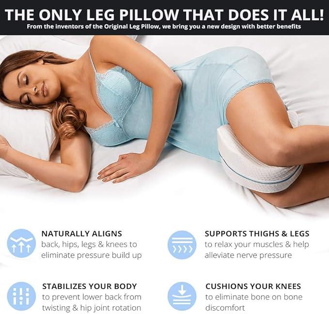 LiberSell Default Title LiberSell Hogar Cojin Almohada Ergonomica Para Piernas