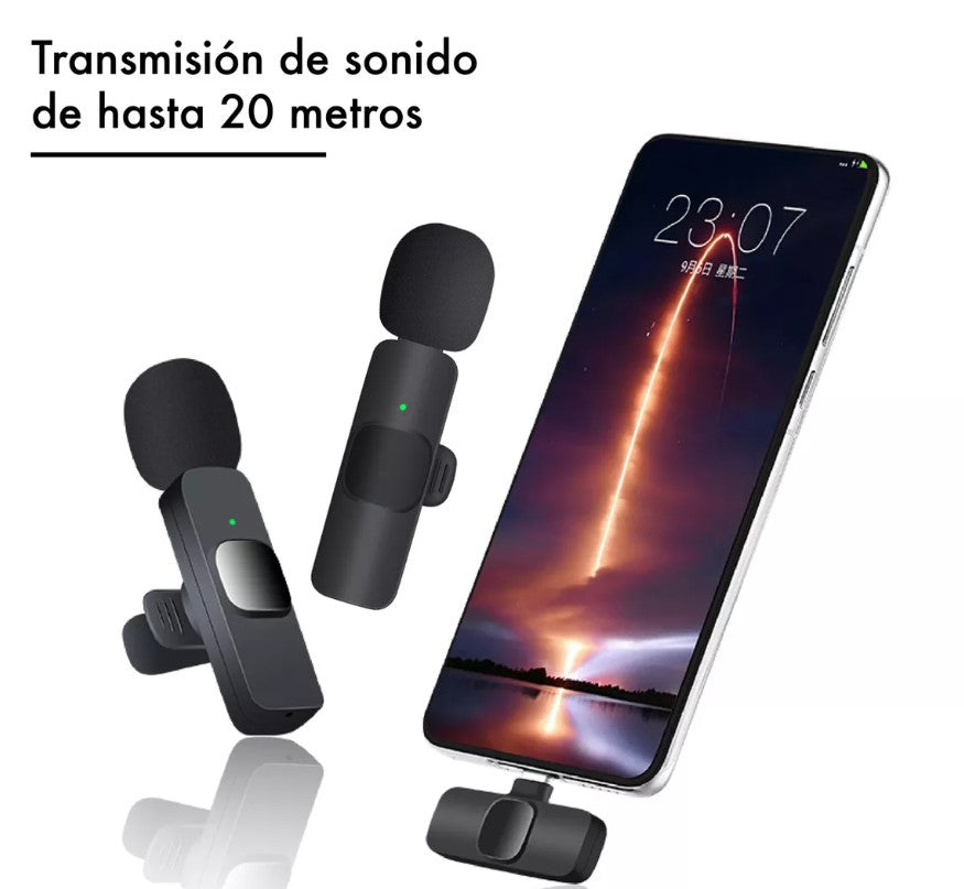 LiberSell Default Title LiberSell Hogar Microfono de solapa K9 inalambrico