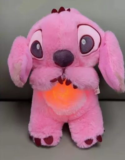 LiberSell Rosa LiberSell Hogar Peluche respiratorio Stitch con luces