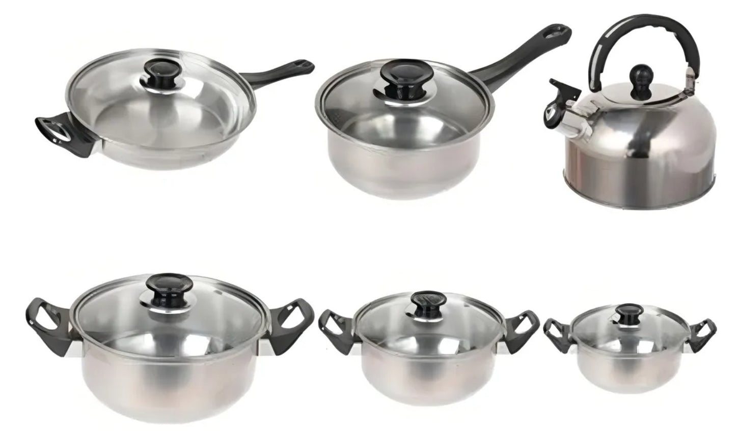 LiberSell Default Title LiberSell Hogar Set de Batería Ollas de Cocina y Tetera