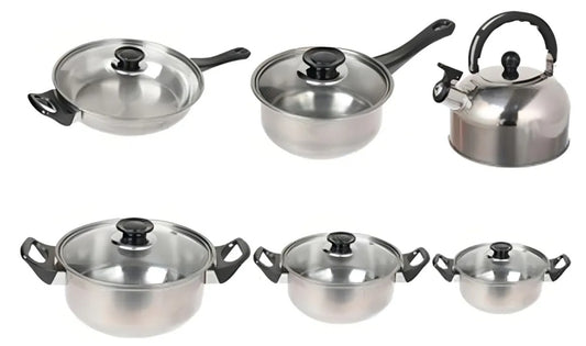 LiberSell Default Title LiberSell Hogar Set de Batería Ollas de Cocina y Tetera