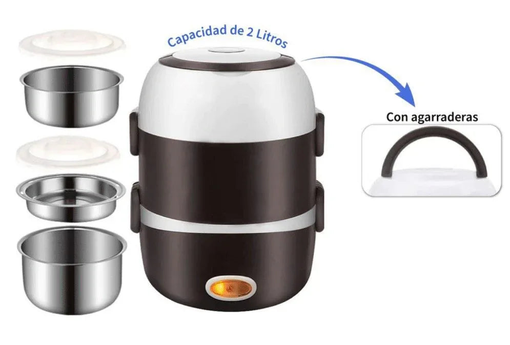 Lonchera eléctrica portátil de 3 capas