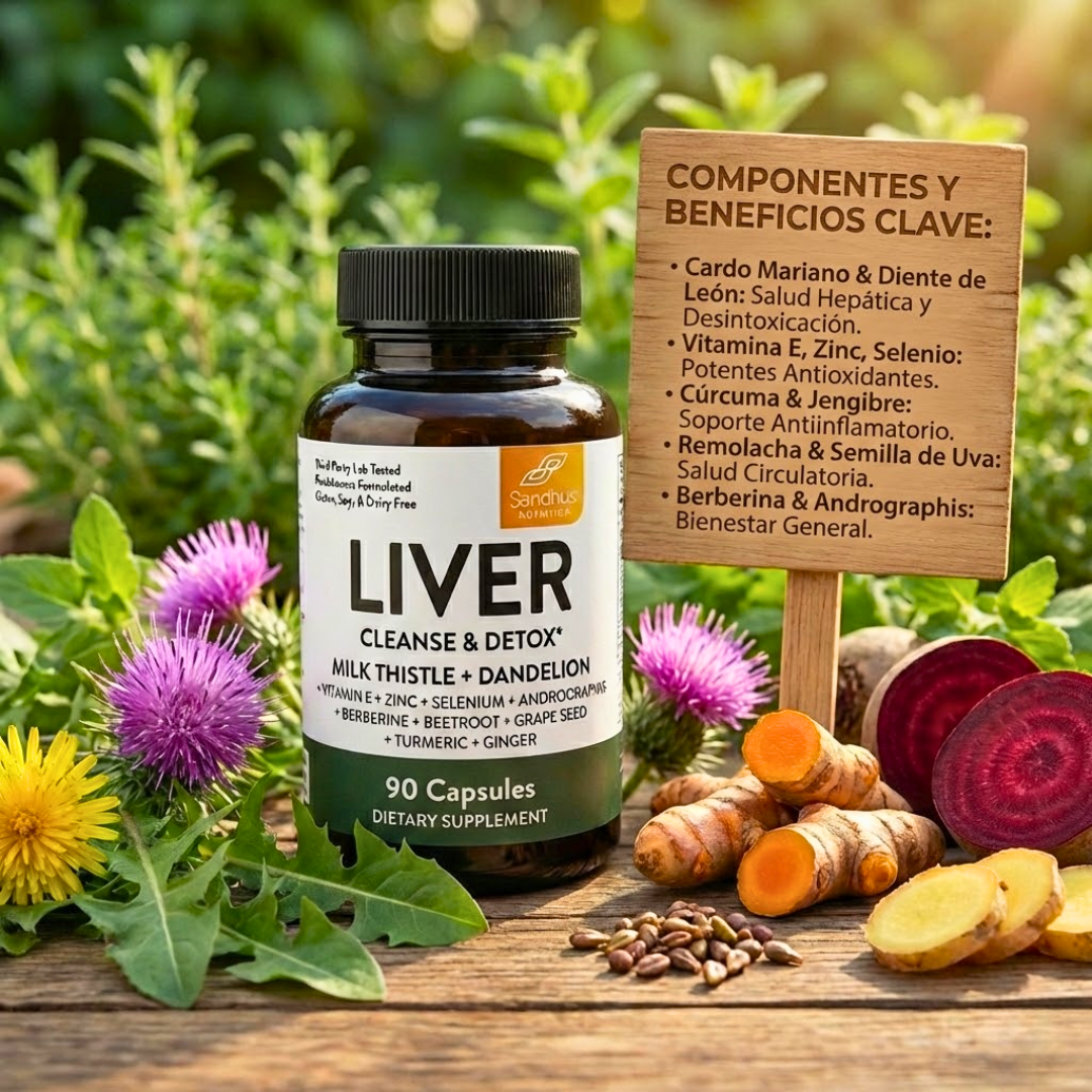 Liver Cleanse & Detox (90 Cápsulas)