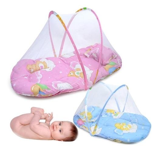 Cuna Portátil Plegable con Mosquitero para Bebé – Sueño Seguro sin Insectos