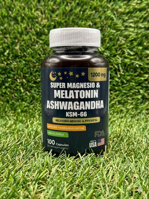 MAGNESIO MELATONINA ASHWAGANDHA KSM 66