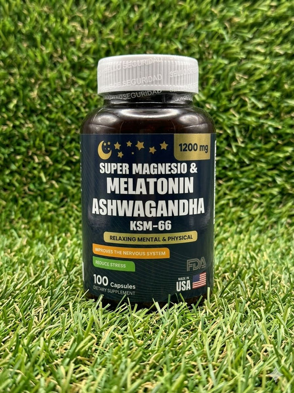 MAGNESIO MELATONINA ASHWAGANDHA KSM 66