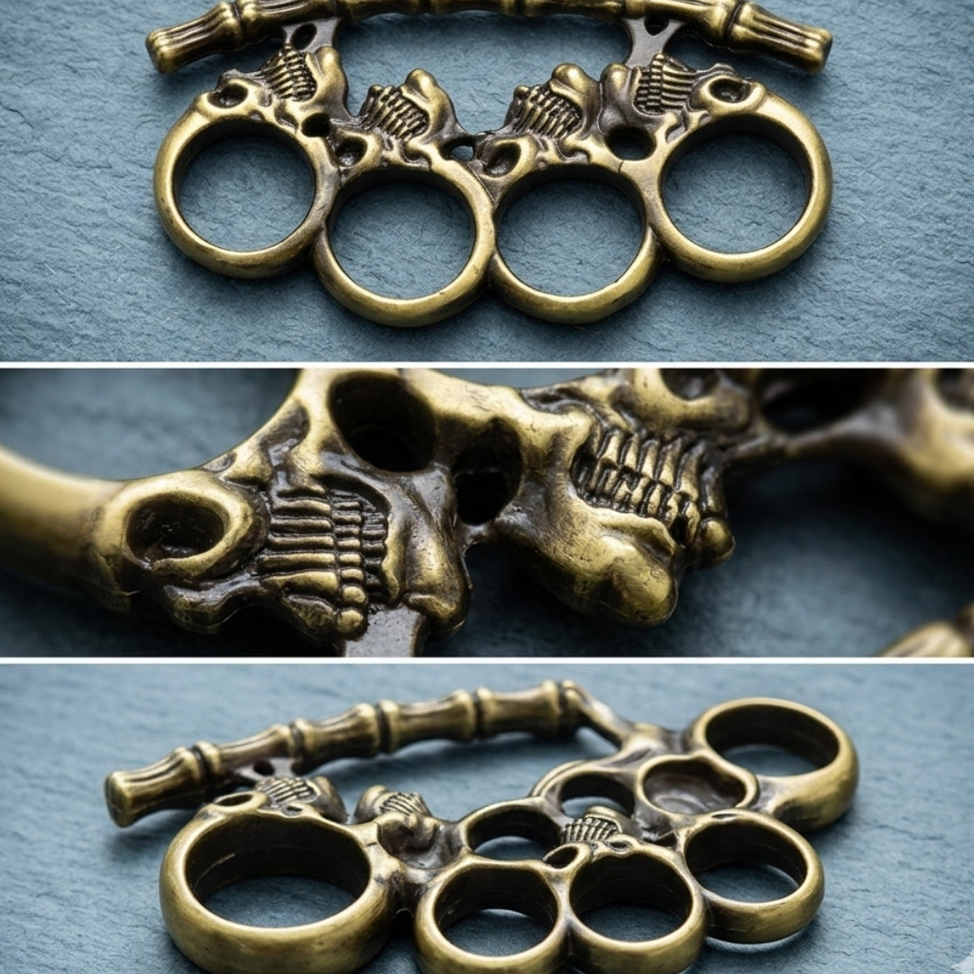 Manopla de defensa calavera
