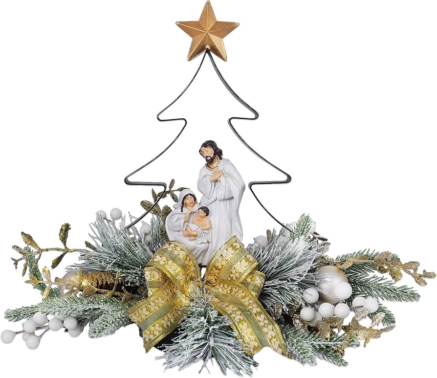 Mini pesebre navideño