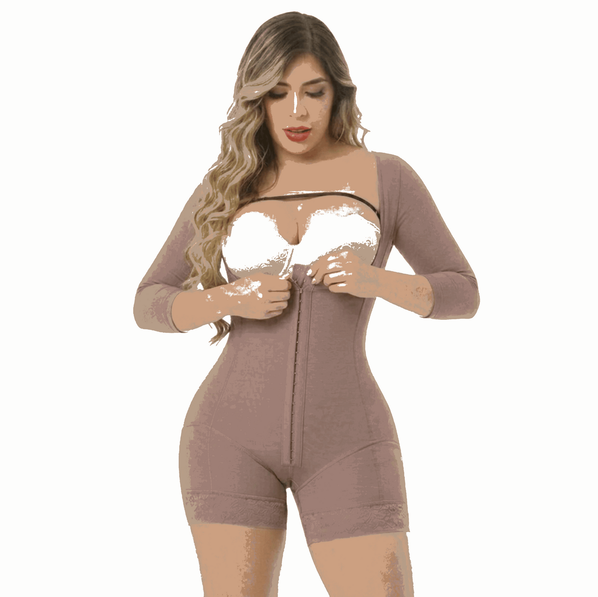 FAJA POSTQUIRÚRGICA/POSTPARTO CON MANGAS